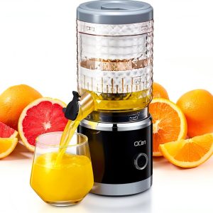Citrus Juicer QCen Automatic Orange Squeezer 90W Yield Black FE002B-0