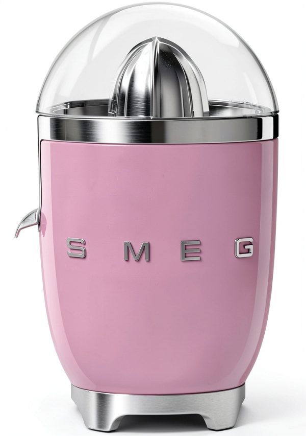 SMEG 50's Retro Citrus Juicer Pink CFJ11PKUS Automatic Drip-Free-1