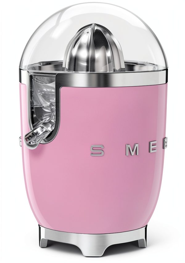 SMEG 50's Retro Citrus Juicer Pink CFJ11PKUS Automatic Drip-Free-0