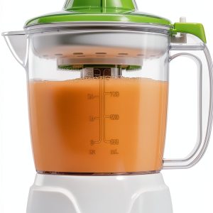 Proctor Silex Electric Citrus Juicer 34 oz White & Green Reamers-0