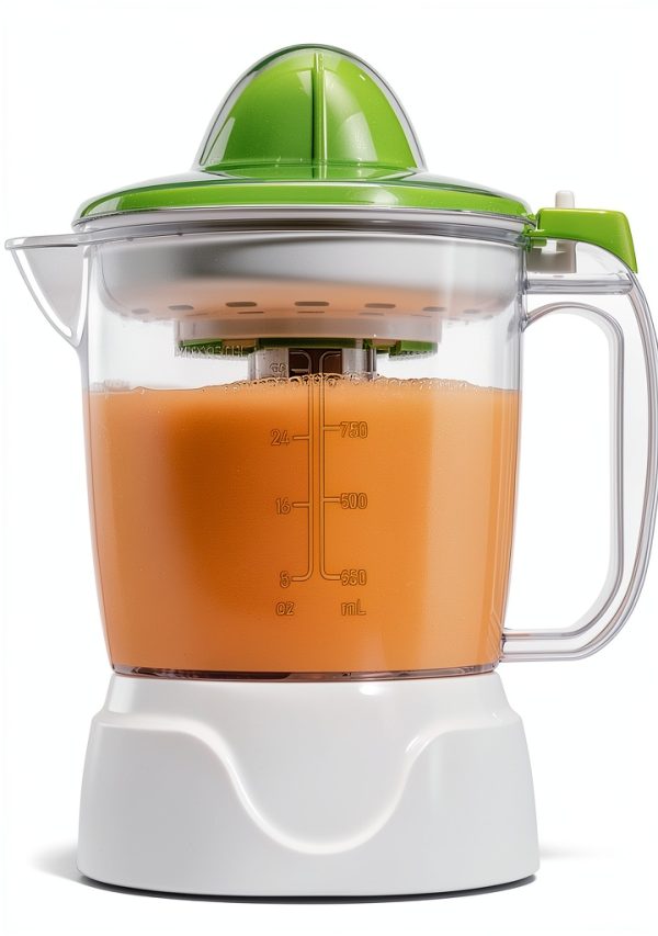 Proctor Silex Electric Citrus Juicer 34 oz White & Green Reamers-0