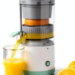 Electric Citrus Juicer Generic Automatic 16oz White Gray-0