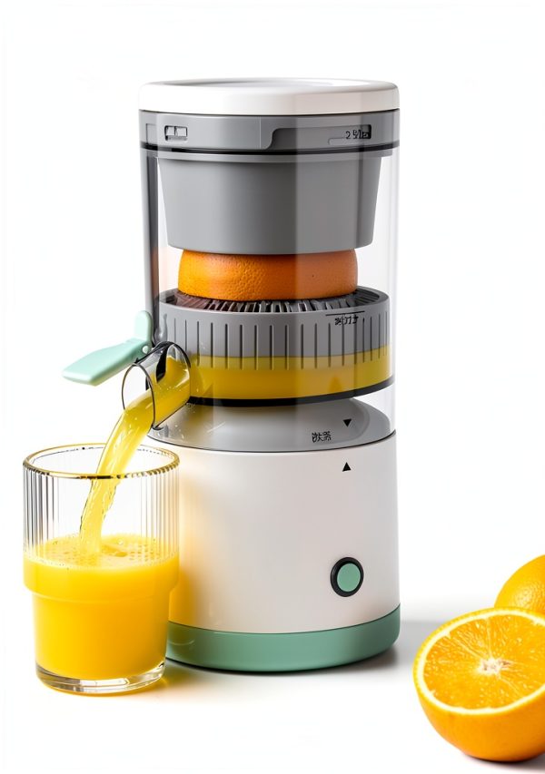 Electric Citrus Juicer Generic Automatic 16oz White Gray-0