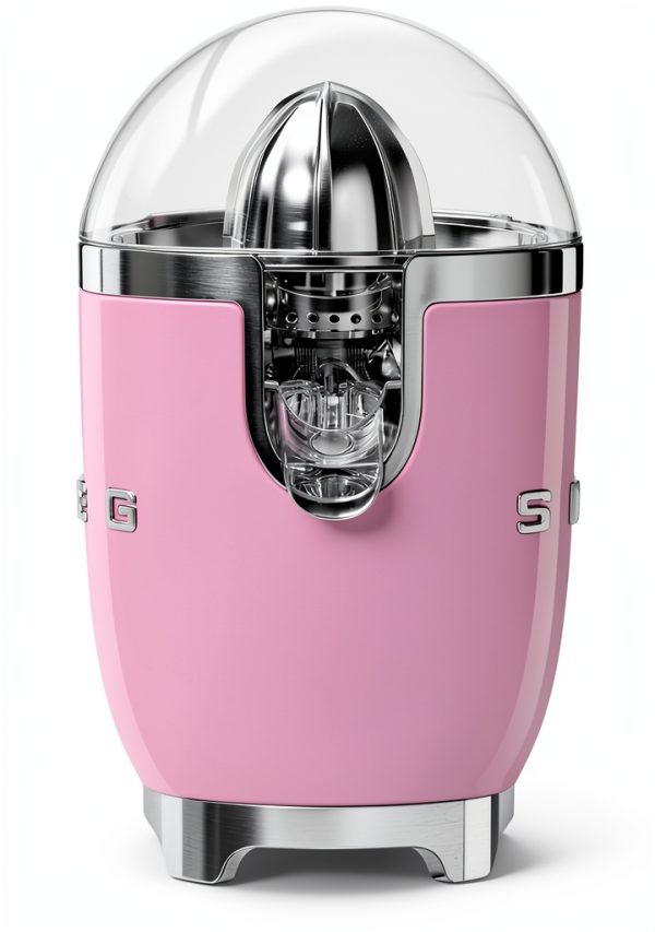 SMEG 50's Retro Citrus Juicer Pink CFJ11PKUS Automatic Drip-Free-2