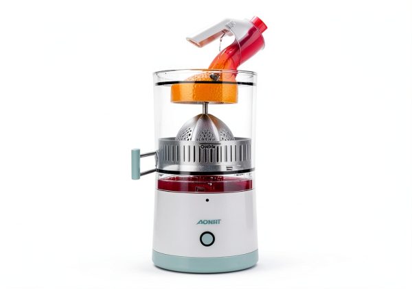Electric Citrus Juicer Generic Automatic 16oz White Gray-3