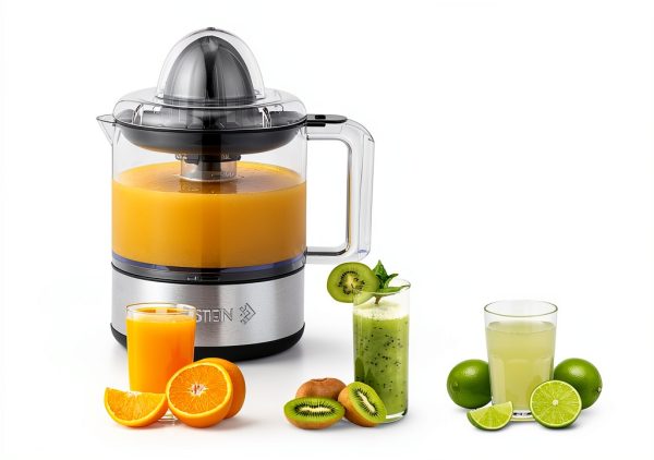 Electric Citrus Juicer by Holstein Housewares 27oz Black Steel-7