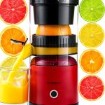 Electric Citrus Juicer Rechargeable - Electric Juicer Machines with USB and Cleaning Brush Portable Compact Juicer for Orange, Lemon, Limes-0