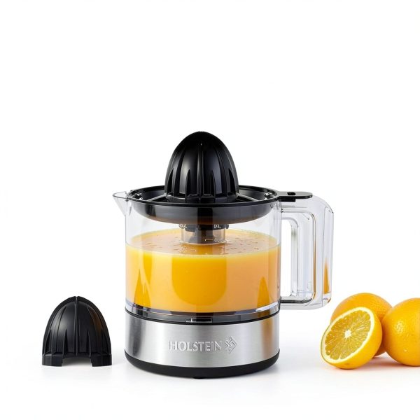 Electric Citrus Juicer by Holstein Housewares 27oz Black Steel-5