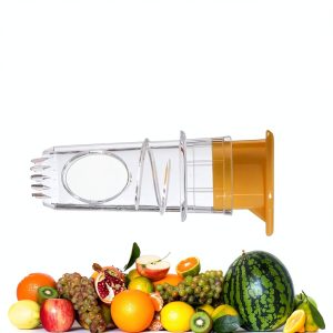 Lemon Squeezer 2 PCS Screw Top Manual Lime Juice Extractor Clear with Lid Built-In Filter, Portable Compact Plastic Orange Citrus Press Juicer For Cocktails Handheld Screw in Lemon Twist Squeezer-0