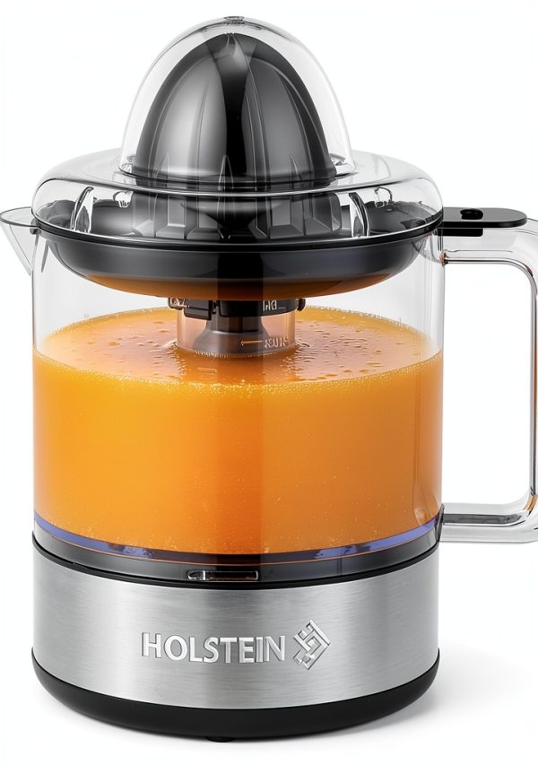 Electric Citrus Juicer by Holstein Housewares 27oz Black Steel-0