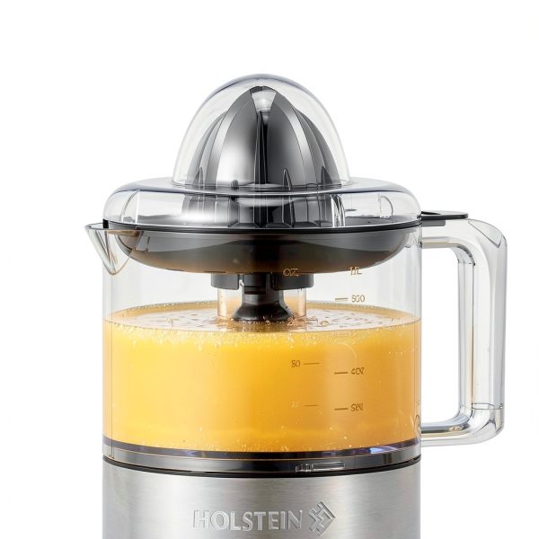 Electric Citrus Juicer by Holstein Housewares 27oz Black Steel-3